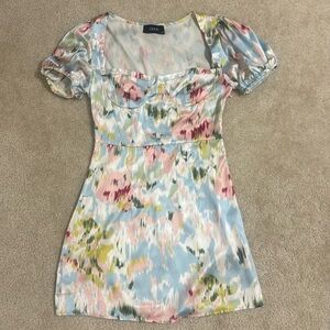 Cider Satin Summer Dress